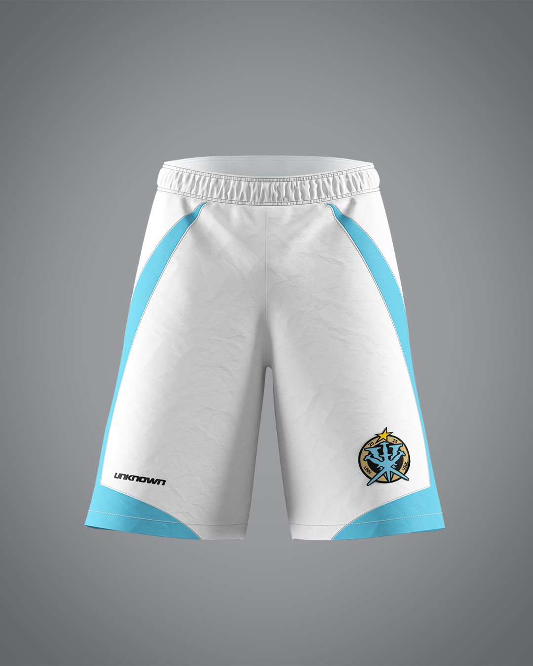 VRUNK X UNKNOWN - TRACK SHORT WHITE